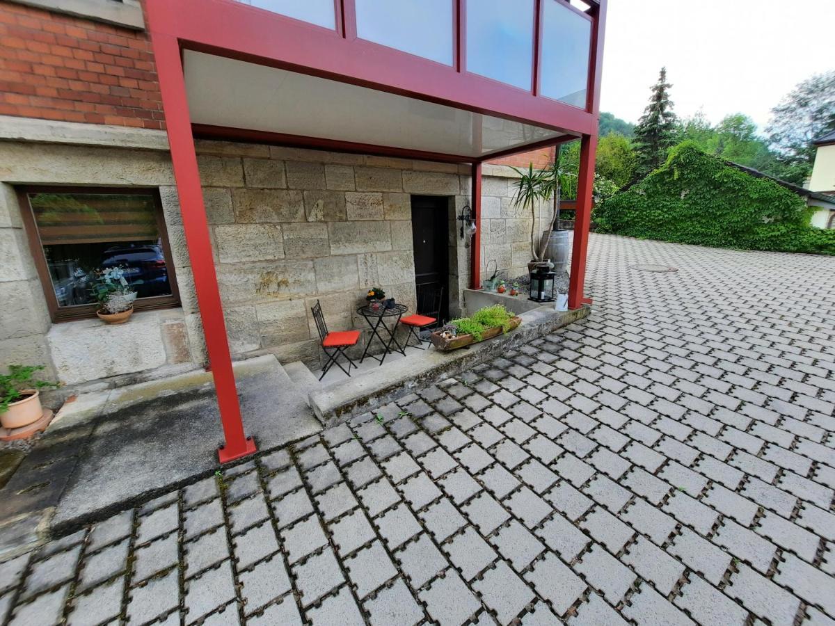 Ferienwohnung Villa Frosch ไมนิงเงิน ภายนอก รูปภาพ